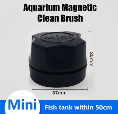 Fish tank aquarium magnetic brush