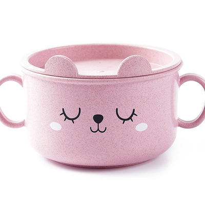 Thickened cartoon bowl with lid