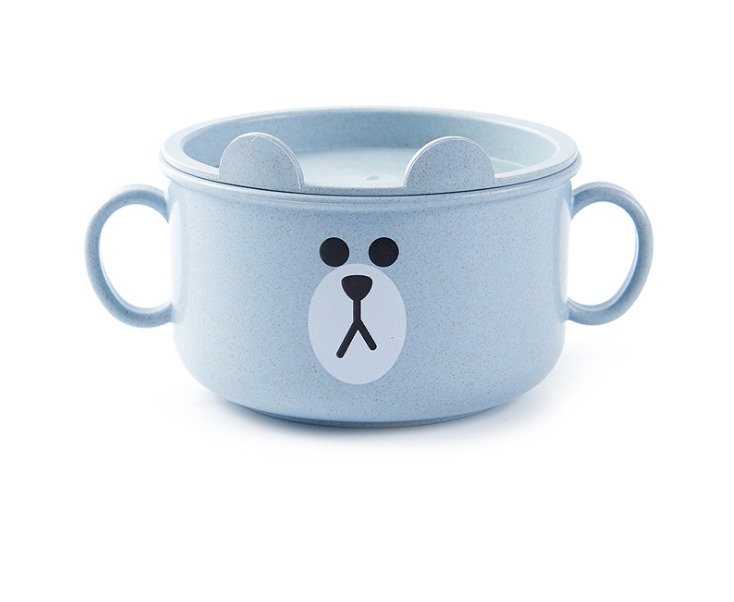 Thickened cartoon bowl with lid